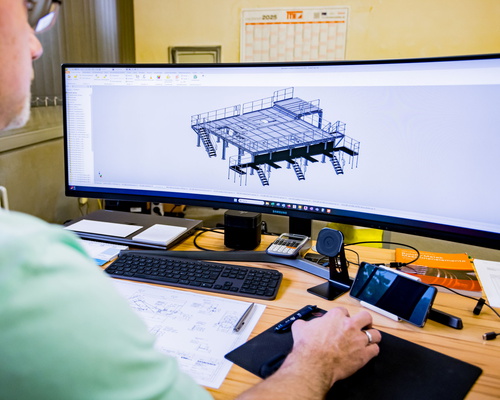 Anlagengestell für PET-Recycling